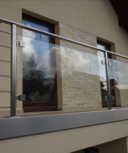 Balustrady szkło