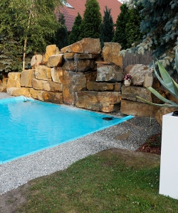 Kaskady z naturalnego kamienia